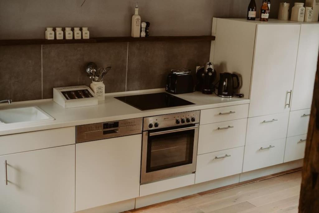 Modernisiertes Fachwerkhaus In Rheinbach Bei Bonn Villa Exterior foto